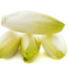 Pile of chicory isolated on a white background