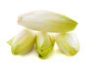 Pile of chicory isolated on a white background