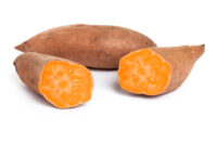 Sweet Potato with white background